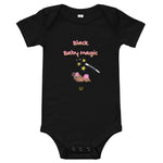 Black Baby Magic Baby Girl Onesie