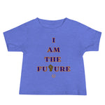 I AM THE FUTURE Blue & Orange Baby Tee