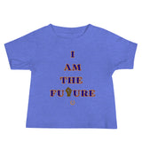 I AM THE FUTURE Blue & Orange Baby Tee