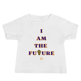 I AM THE FUTURE Blue & Orange Baby Tee