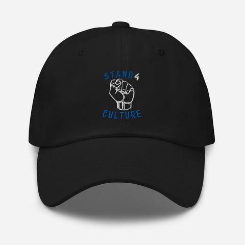 Stand 4 Culture Blue & White Dad Hat