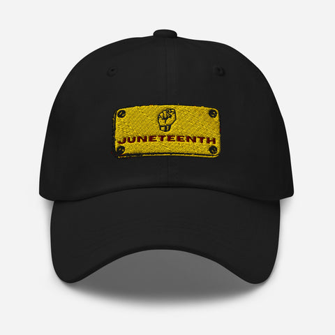 Juneteenth Yellow, Red, & Black Dad Hat