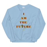 I AM THE FUTURE Maroon & Yellow Young Adult Sweatshirt