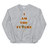 I AM THE FUTURE Maroon & Yellow Young Adult Sweatshirt