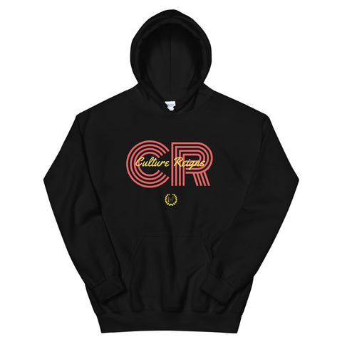 Culture Reigns Peach & Yellow Unisex Hoodie