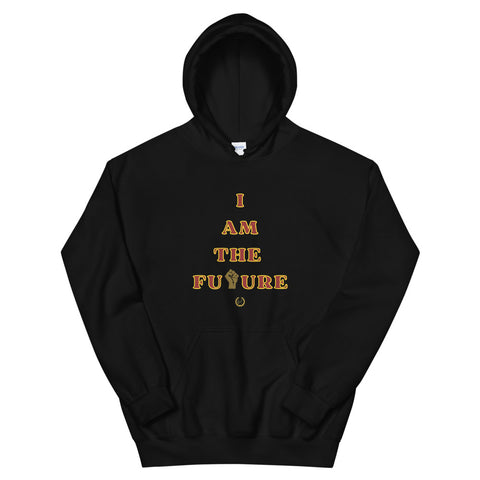 I AM THE FUTURE Maroon & Yellow Young Adult Hoodie