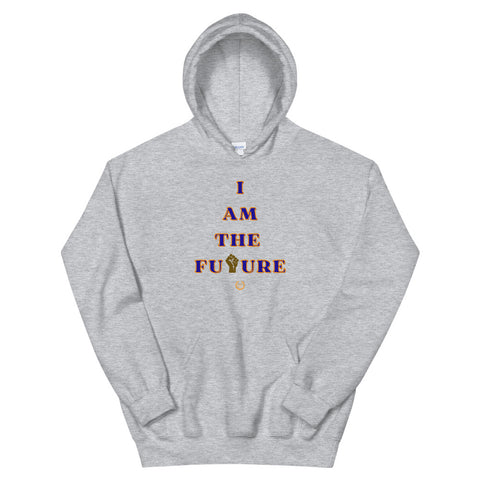 I AM THE FUTURE Blue & Orange Young Adult Hoodie