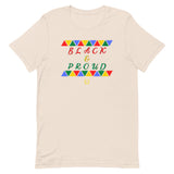 Black & Proud Tri-Color Unisex T-Shirt
