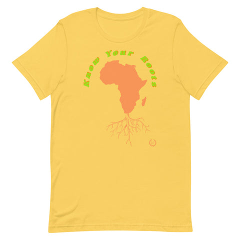 Know Your Roots Lime & Orange Unisex T-Shirt
